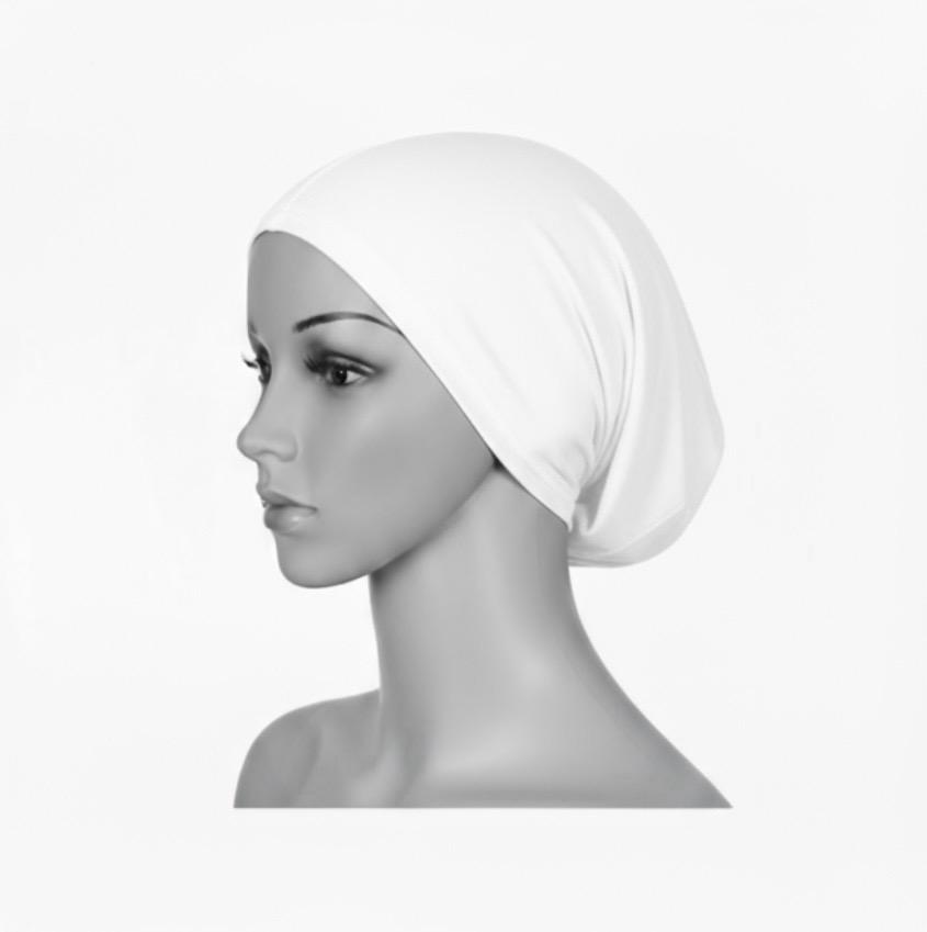 Premium Quality Hijab Cap - White
