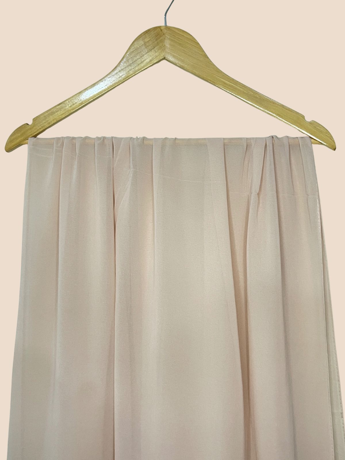 Premium Quality Georgette Chiffon Stole - Millennial Pink