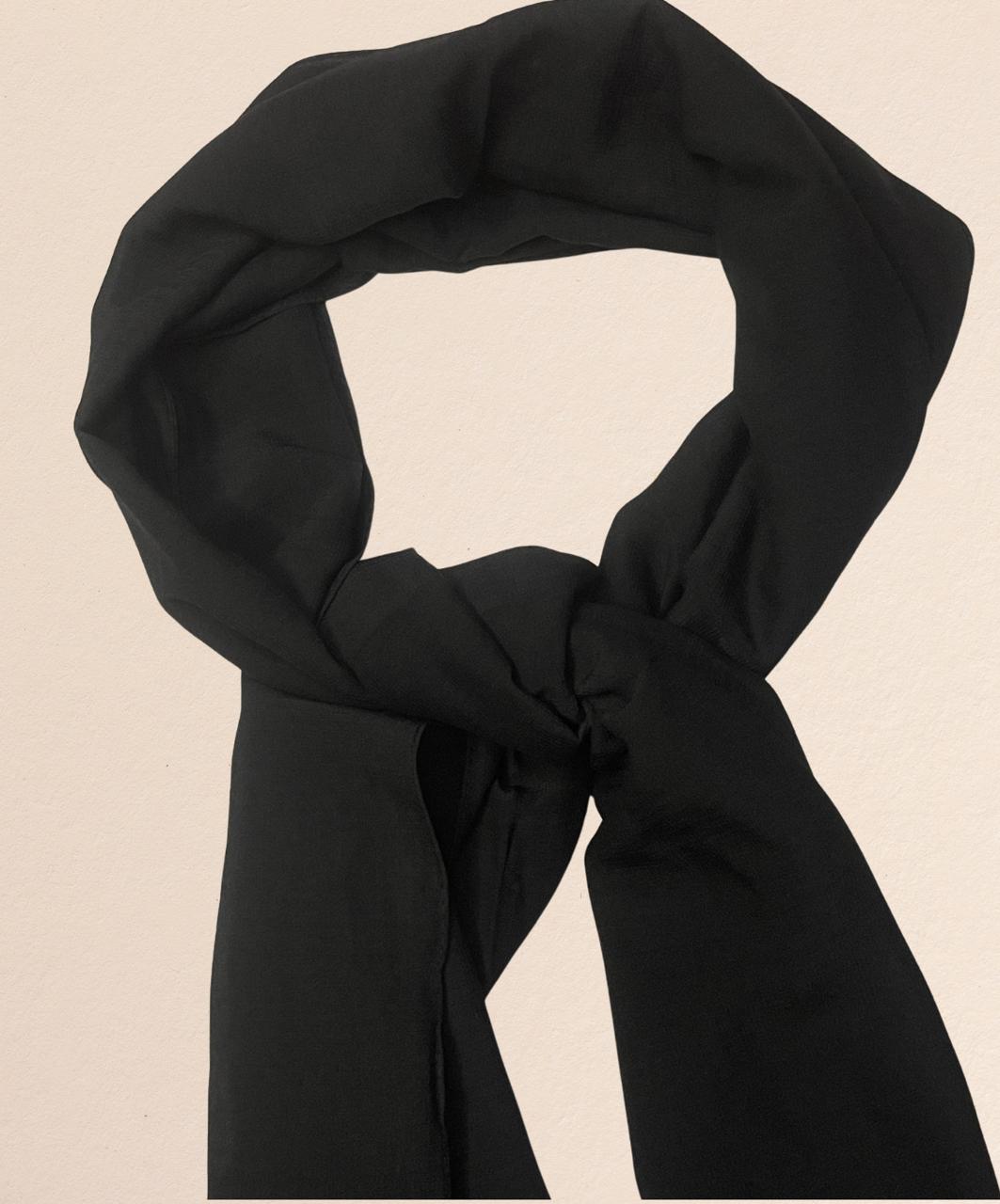 Premium Quality Turkish Brand Stole - Black
