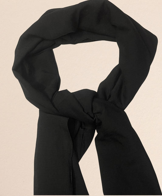 Premium Quality Turkish Brand Stole - Black