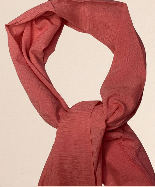 Premium Quality Turkish Brand Stole - Coral Pink