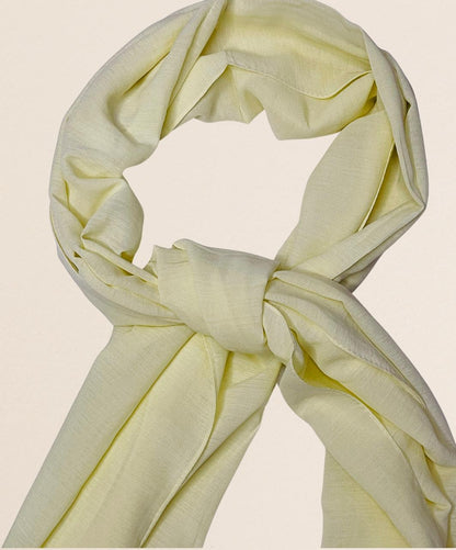 Premium Quality Turkish Brand Stole - Lime Yellow