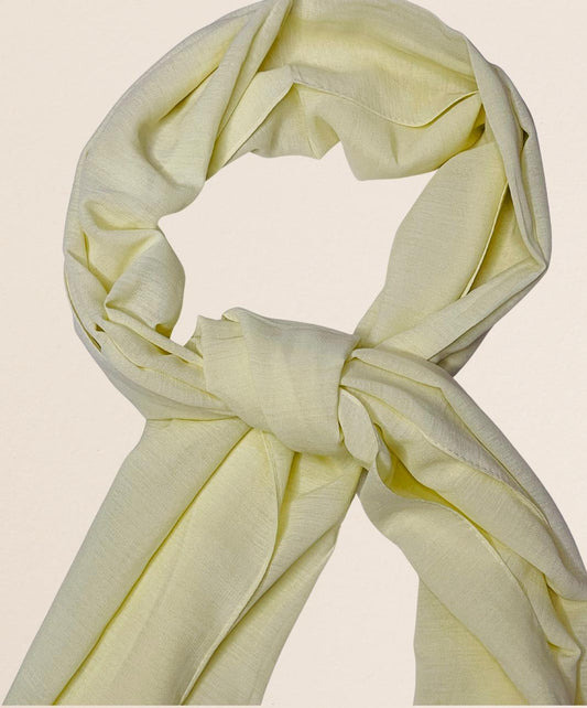 Premium Quality Turkish Brand Stole - Lime Yellow