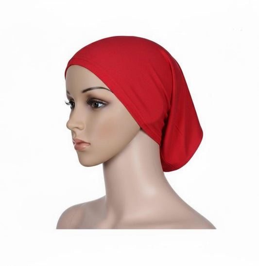 Premium Quality Hijab Cap - Red