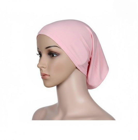 Premium Quality Hijab Cap - Soft Pink
