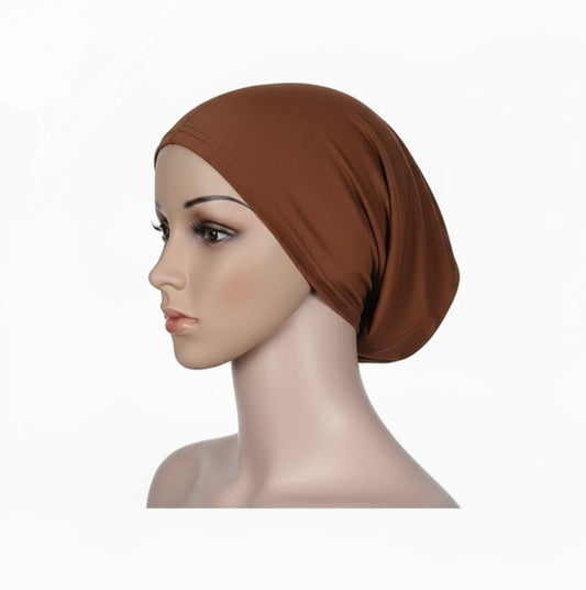 Premium Quality Hijab Cap - Brown