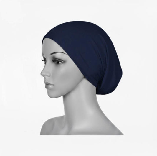Premium Quality Hijab Cap - Navy Blue