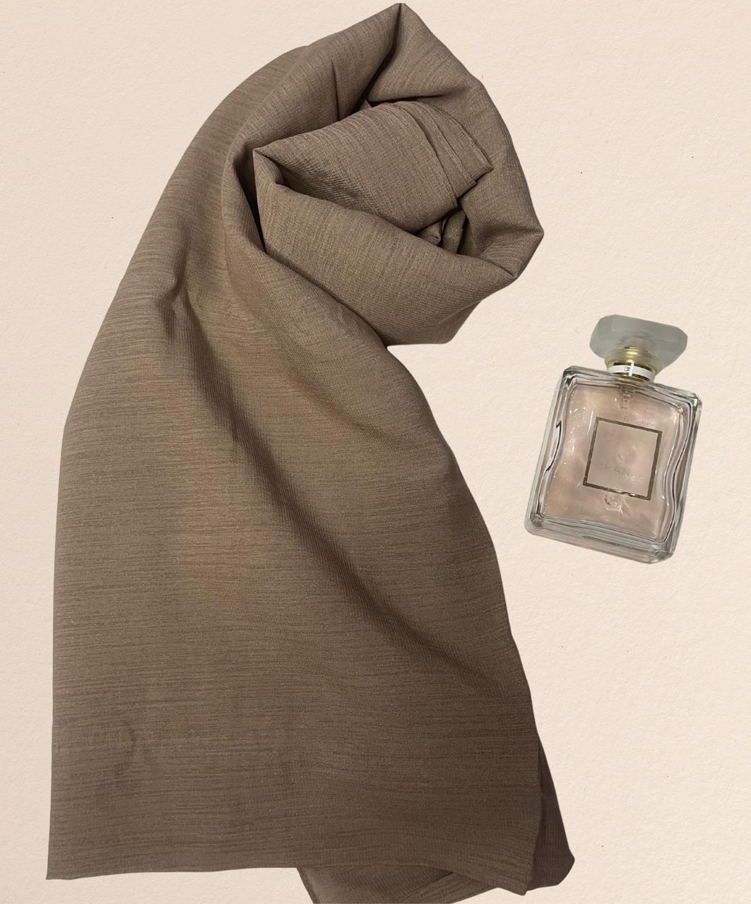 Premium Quality Turkish Brand Stole - Brown Taupe