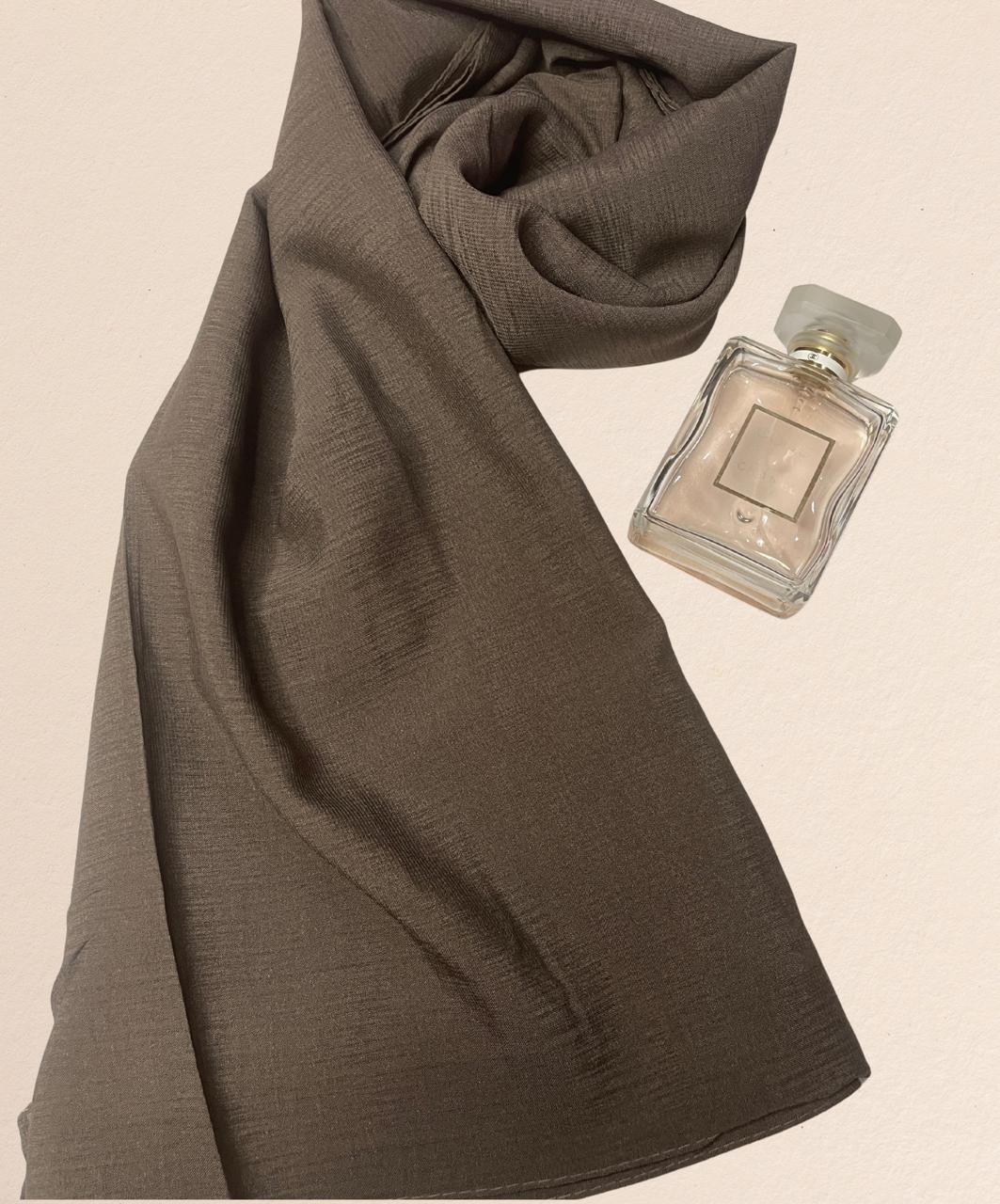Premium Quality Turkish Brand Stole - Bistre Brown