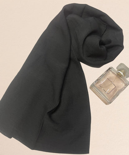 Premium Quality Turkish Brand Stole - Black