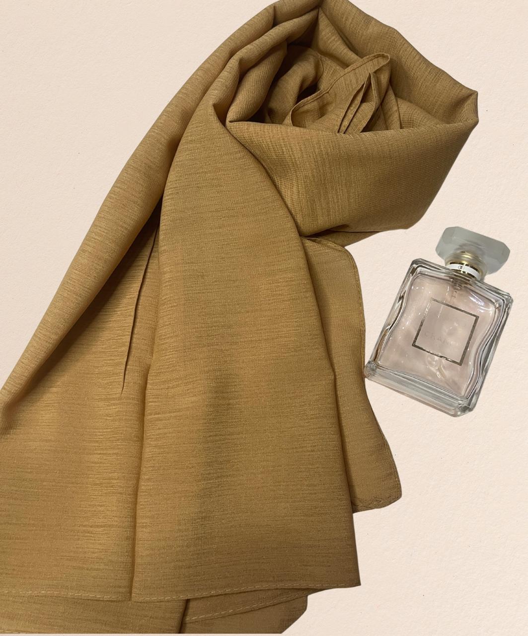 Premium Quality Turkish Brand Stole - Camel Brown