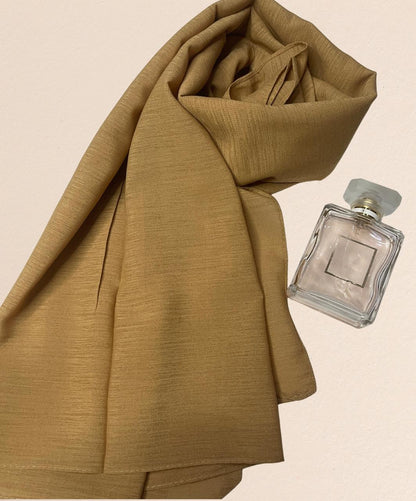 Premium Quality Turkish Brand Stole - Camel Brown