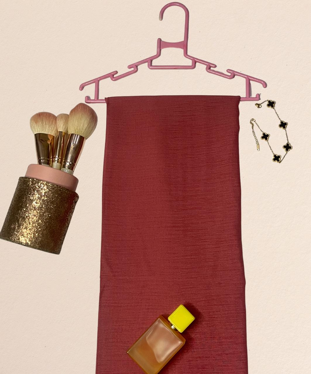 Premium Quality Turkish Brand Stole - Cranberry Pink