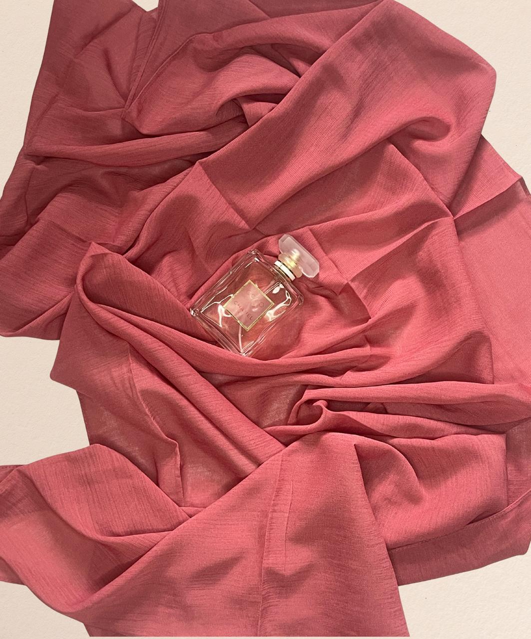 Premium Quality Turkish Brand Stole - Coral Pink