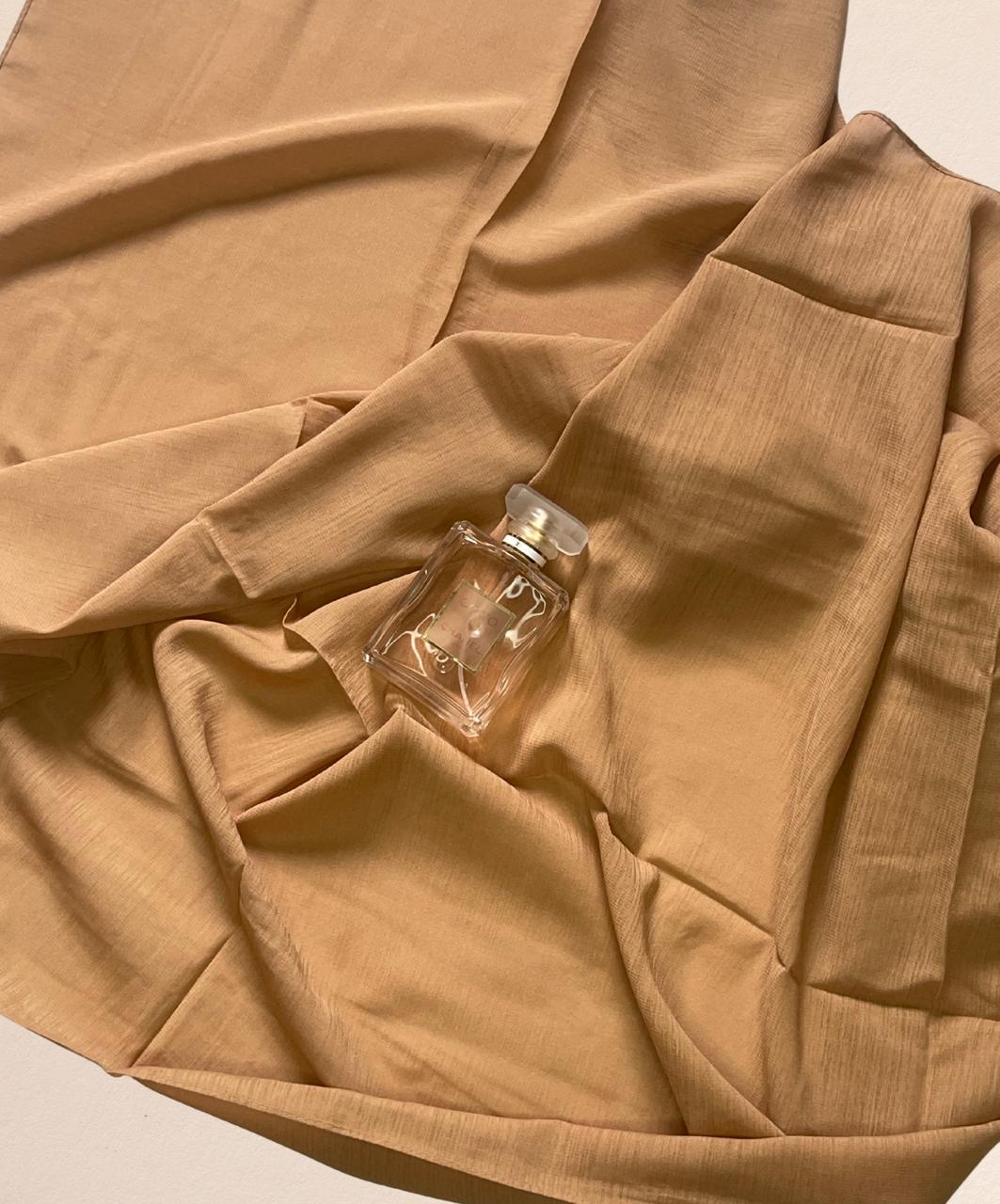 Premium Quality Turkish Brand Stole - Camel Brown
