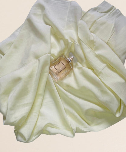 Premium Quality Turkish Brand Stole - Lime Yellow
