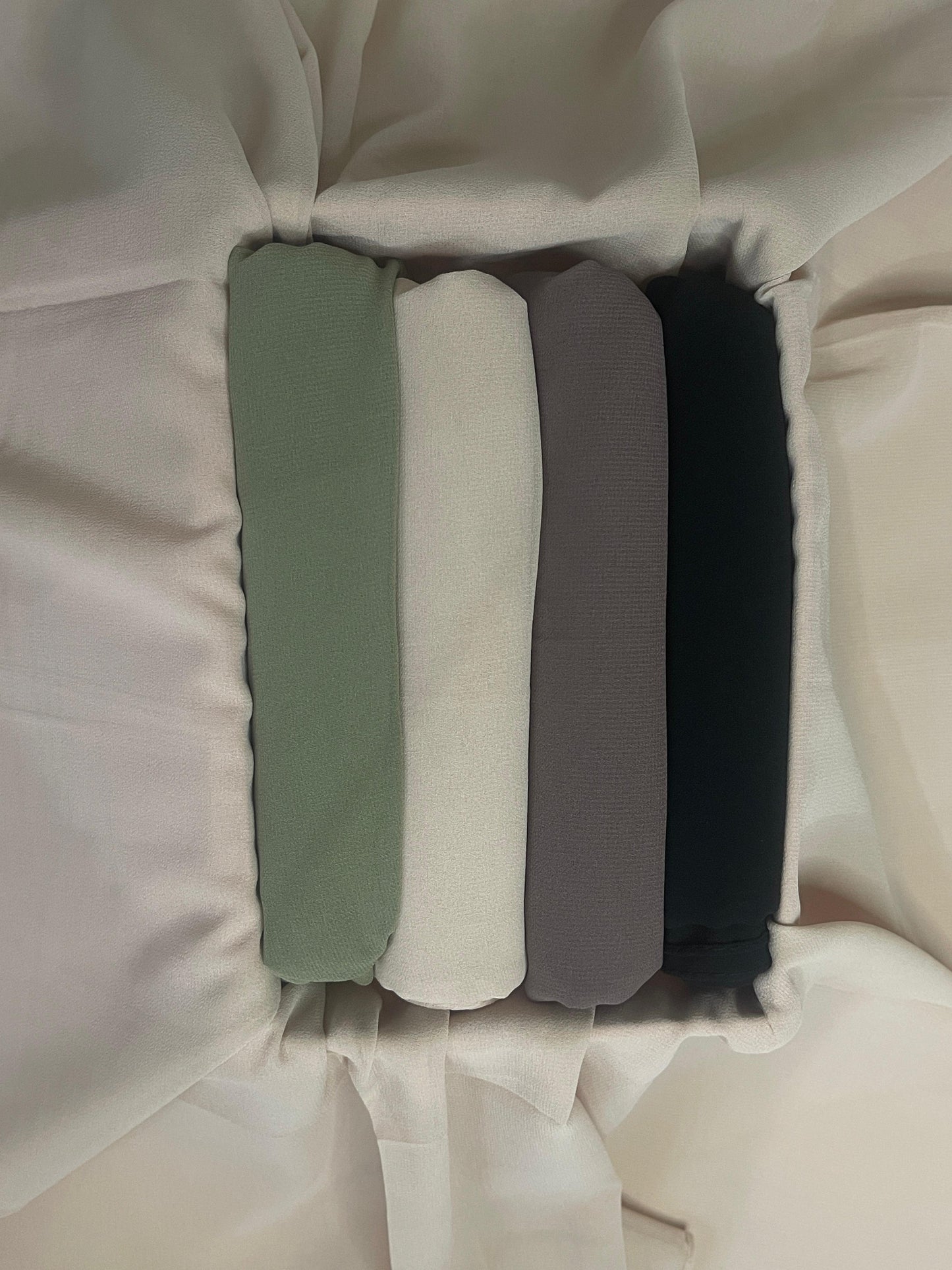 Premium Quality Georgette Chiffon Stole - Mega Box