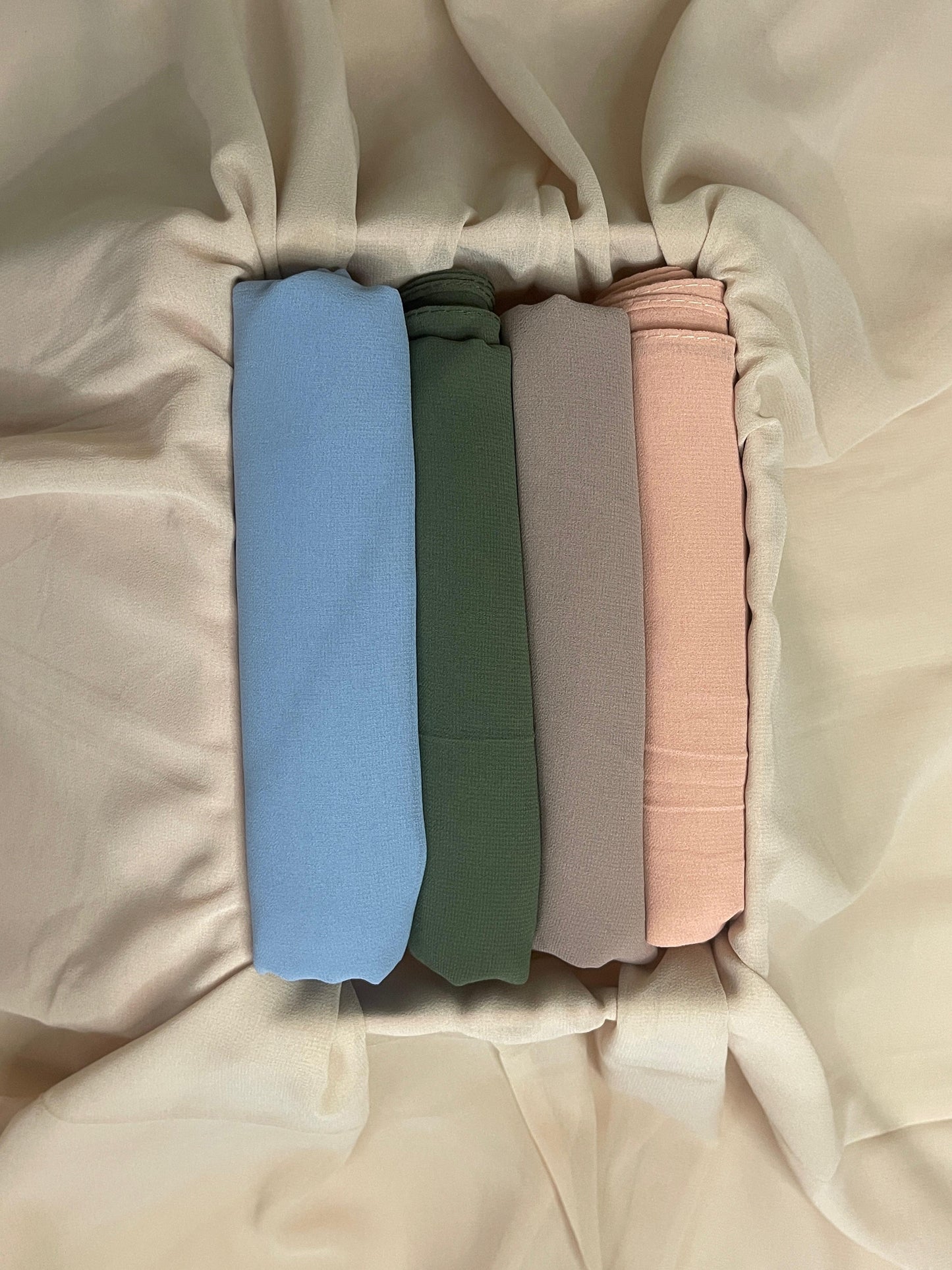 Premium Quality Georgette Chiffon Stole - Mega Box
