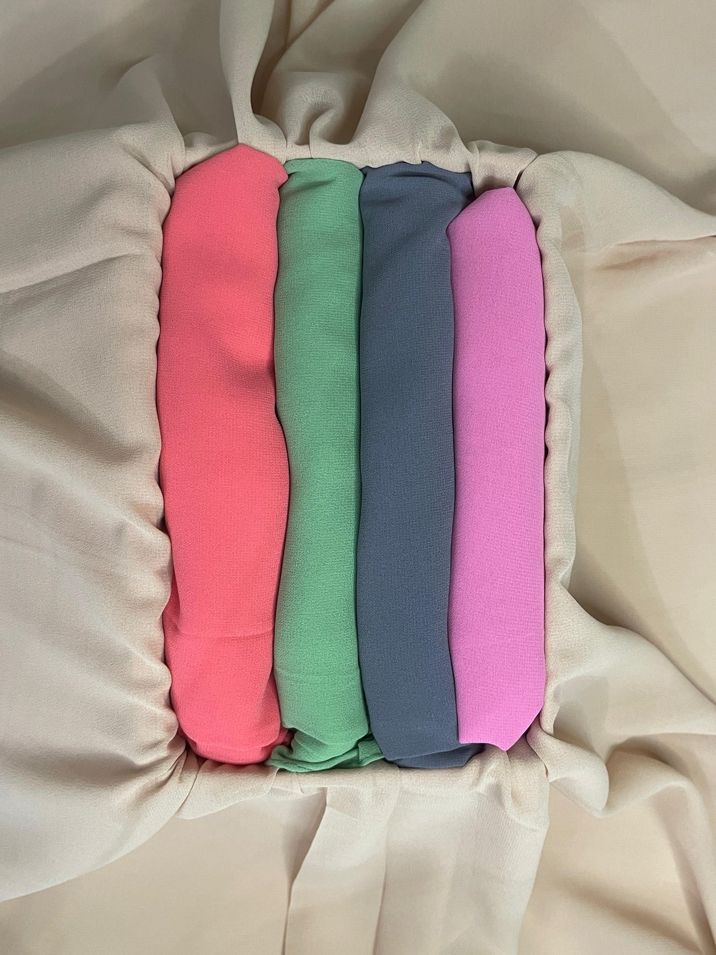 Premium Quality Georgette Chiffon Stole - Mega Box